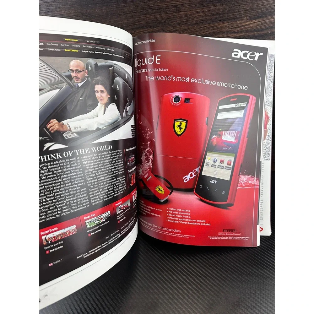 Official Ferrari Magazine Year 2010 Issue 11 F1 Formula 1 Luxury Car Collectible